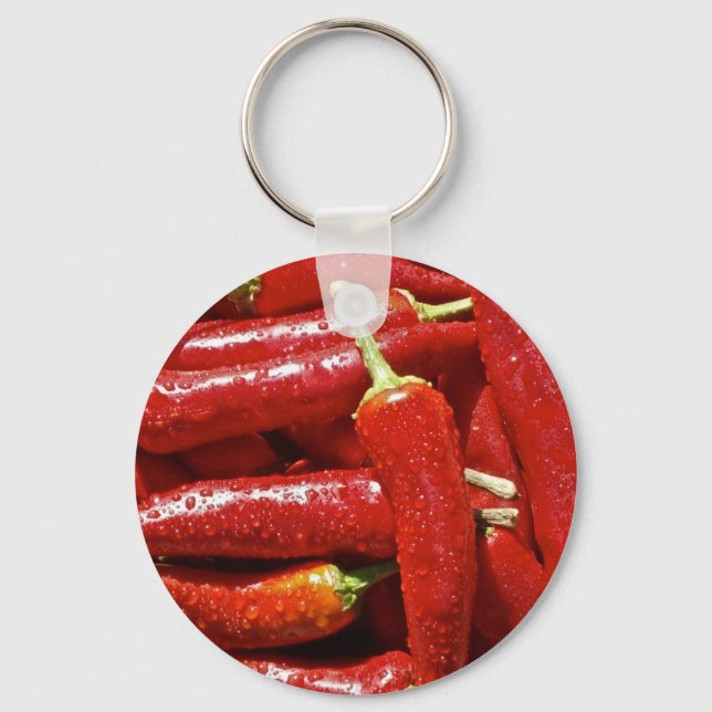 Red hot chilli peppers key ring (Front)