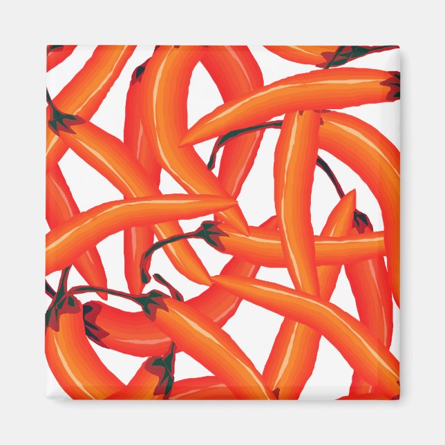 Red Hot Chilli Peppers Magnet (Front)