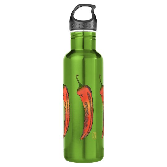 Red Hot Chilli Peppers! Water Bottle Zazzle.co.uk