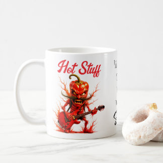 Red Hot Chilli Rocker With Quote Coffee Mug