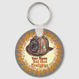Red Hot Firefighter  keychain