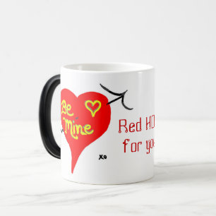 Red HOT for You Valentine's Day Magic Mug