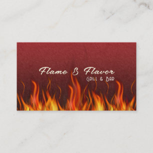 Red Hot Grill Business Card