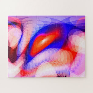 Red hot landing art jigsaw puzzle