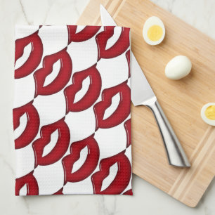 Red Hot Lips Kitchen Towel