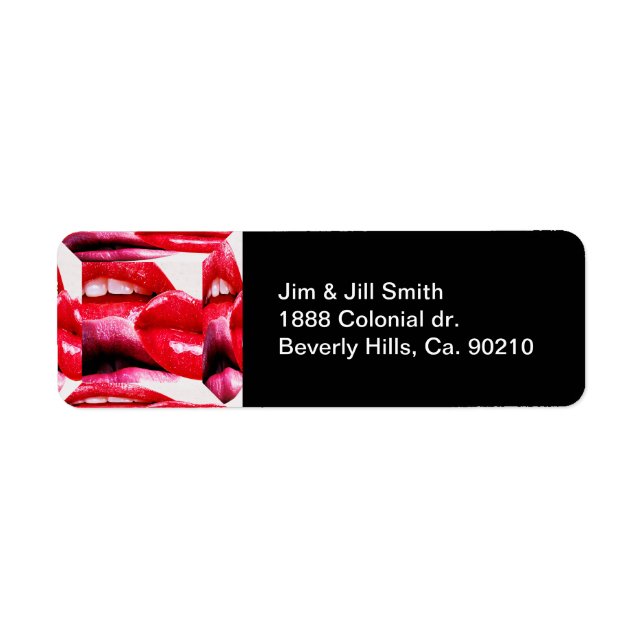 Red Hot Lipstick Lips (Front)