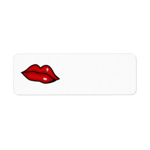 RED HOT LUCIOUS KISS LIPS SHINY LIPGLOSS BEAUTY