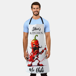 Red Hot Mr Chilli Rockstar Apron