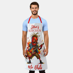 Red Hot Mr Chilli Rockstar Apron