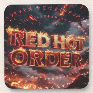 Red Hot Order Coaster