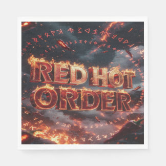 Red Hot Order Napkin