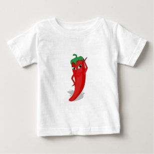 Red Hot Pepper Diva Baby T-Shirt