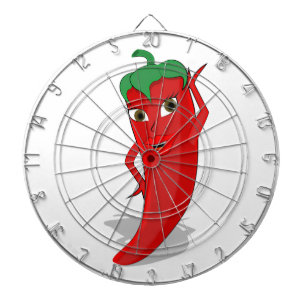 Red Hot Pepper Diva Dartboard