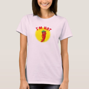 Red Hot Pepper Diva Gradient T-Shirt