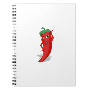 Red Hot Pepper Diva Notebook