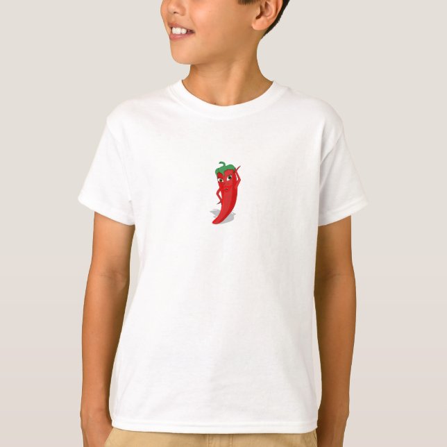 Red Hot Pepper Diva T-Shirt (Front)