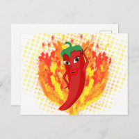 Red Hot Pepper Fire Flames