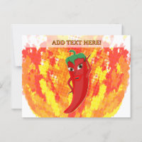 Red Hot Pepper Fire Flames 