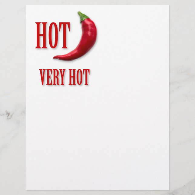 Red hot pepper flyer (Front)
