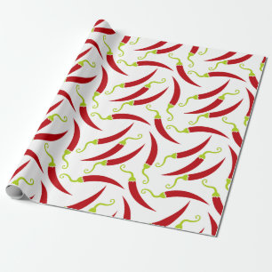 Red Hot Pepper Wrapping Paper