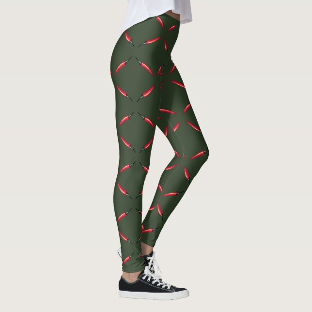 Red hot Peppers Leggings (Right)