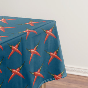 Red Hot Peppers Tablecloth