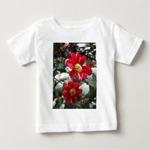red hot pink daisy / daisies flowers baby T-Shirt