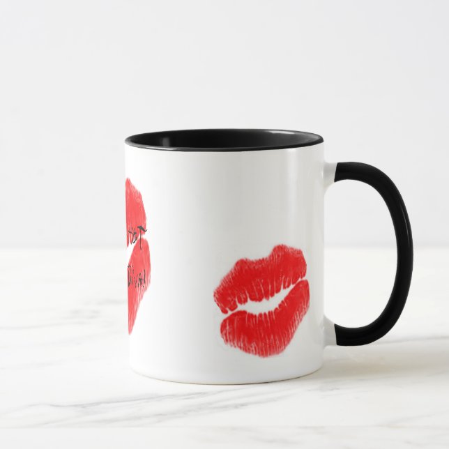 Red Hot Rock Diva Lips I Mug (Right)