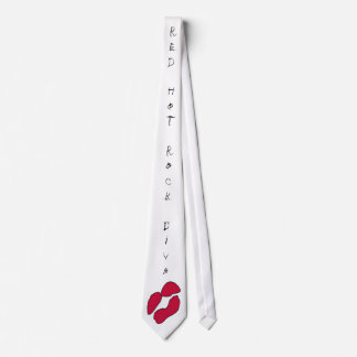 Red Hot Rock Diva Lips II Tie