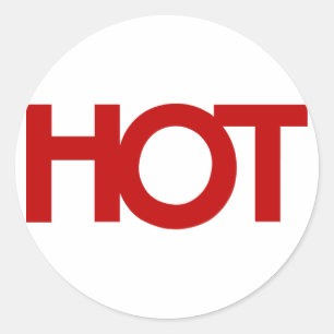 red HOT Sticker