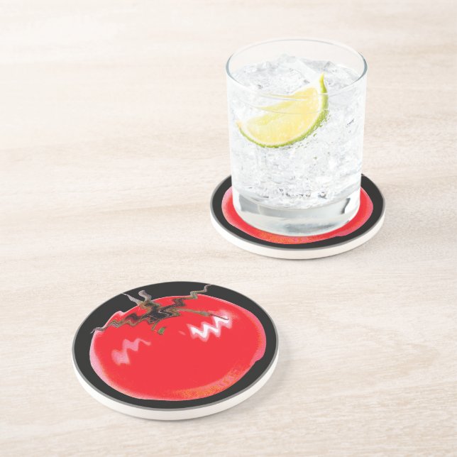 Red Hot Tomato Coaster (Side)
