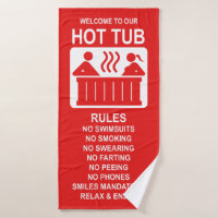 Red Hot Tub Rules