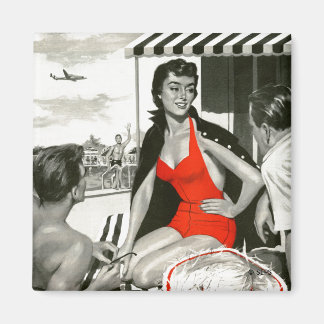 Red Hot Woman Magnet