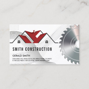 Red House Logo Saw Business Card