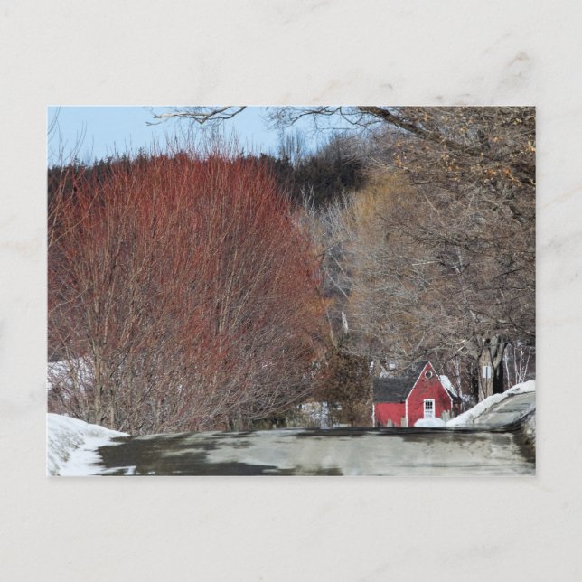 Red House On the Lane Postcard (Front)