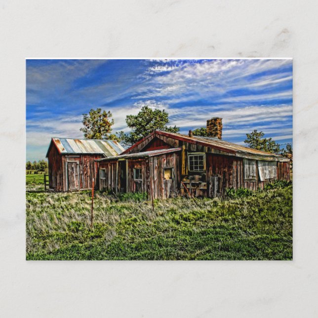 RED HOUSE POSTCARD (Front)