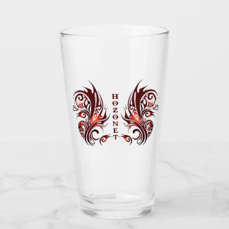 Red-Hozonet Drinkware Glass