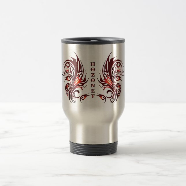 Red-Hozonet Tumbler Travel Mug (Center)