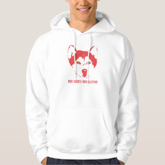 Red Husky Revolution White Hoodie
