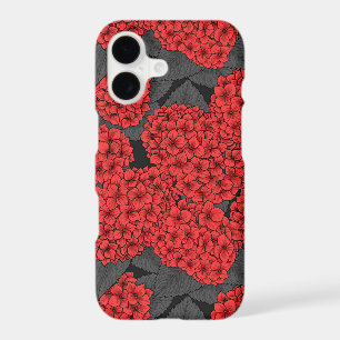 Red hydrangea