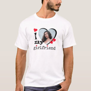 Red I Love My Girlfriend Boyfriend Gift T-Shirt