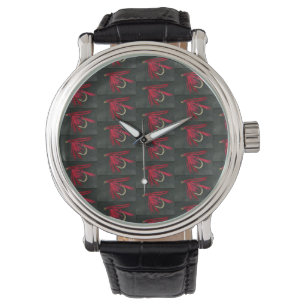 "Red Ibis" classic wet fly, fly fishing fly tying Watch
