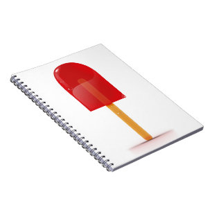 Red Ice Lolly Notebook