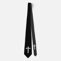Red Ichthus Cross