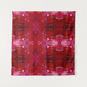 Red Ikat Tapestry
