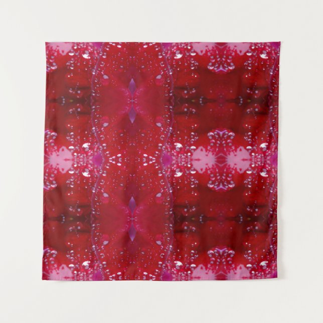 Red Ikat Tapestry (Front)
