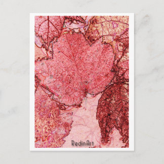 Red in Art Postcard