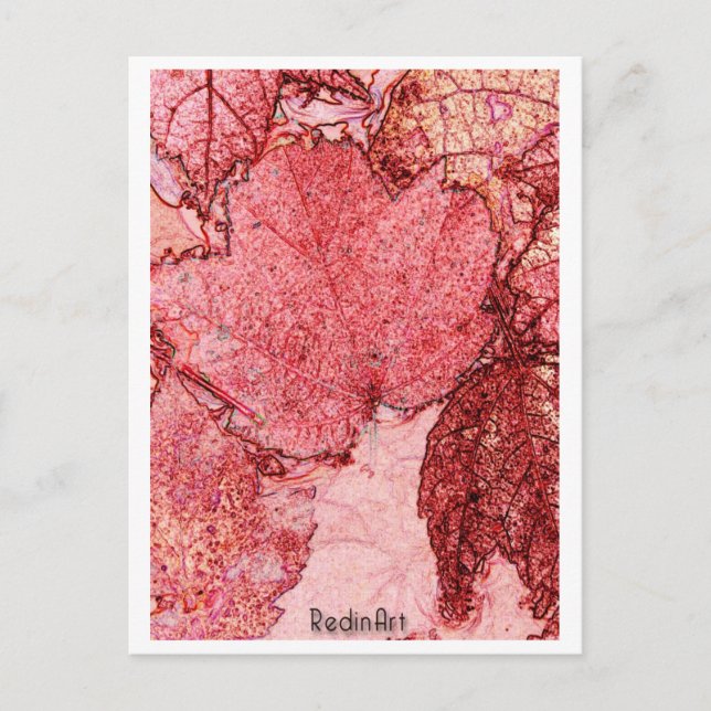 Red in Art Postcard (Front)