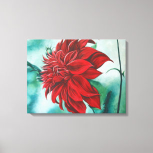 Red in Fury Canvas Print