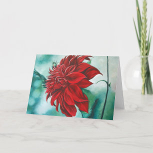 Red in Fury Greeting Card